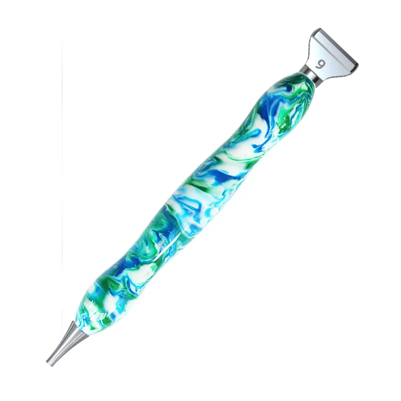 Resin Diamond Painting Metal Drill Pens Metal Alloy Angled Pen Tip Head