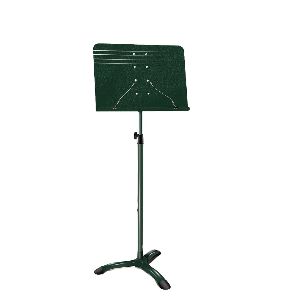 Wholesale Green Multi-function Adjustable Guitar Music Stand Instrument Universal Portable Lifting Performance Music Stand