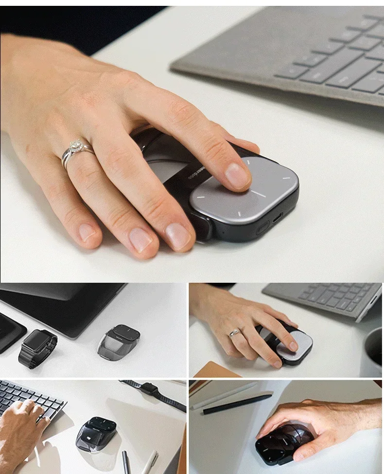 Cheerdots 2 Detachable Air Mouse Wireless Touchpad All-in-one Pocket AI Recording ChatGPT Enabled Mouse Customized Gaming Mouse
