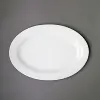assiette ovale