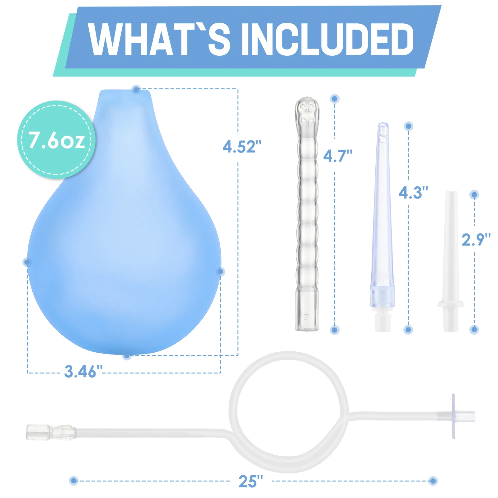 Reusable Pear Shaped Enema Rectal Shower Tools Silicone Anal Douche Enema Bulb for Anal Cleaning