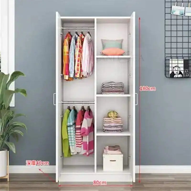 Forever Wardrobe Simple Modern Melamine Particle Board Panel Wardrobe Storage Cabinet Closet Bedroom Wardrobes