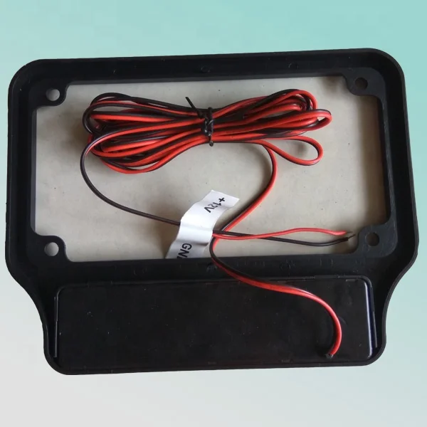 Outdoor 16.5x8.5cm 7x23pixel Usa Motorcycle Scrolling Message Led Illuminated License Plate