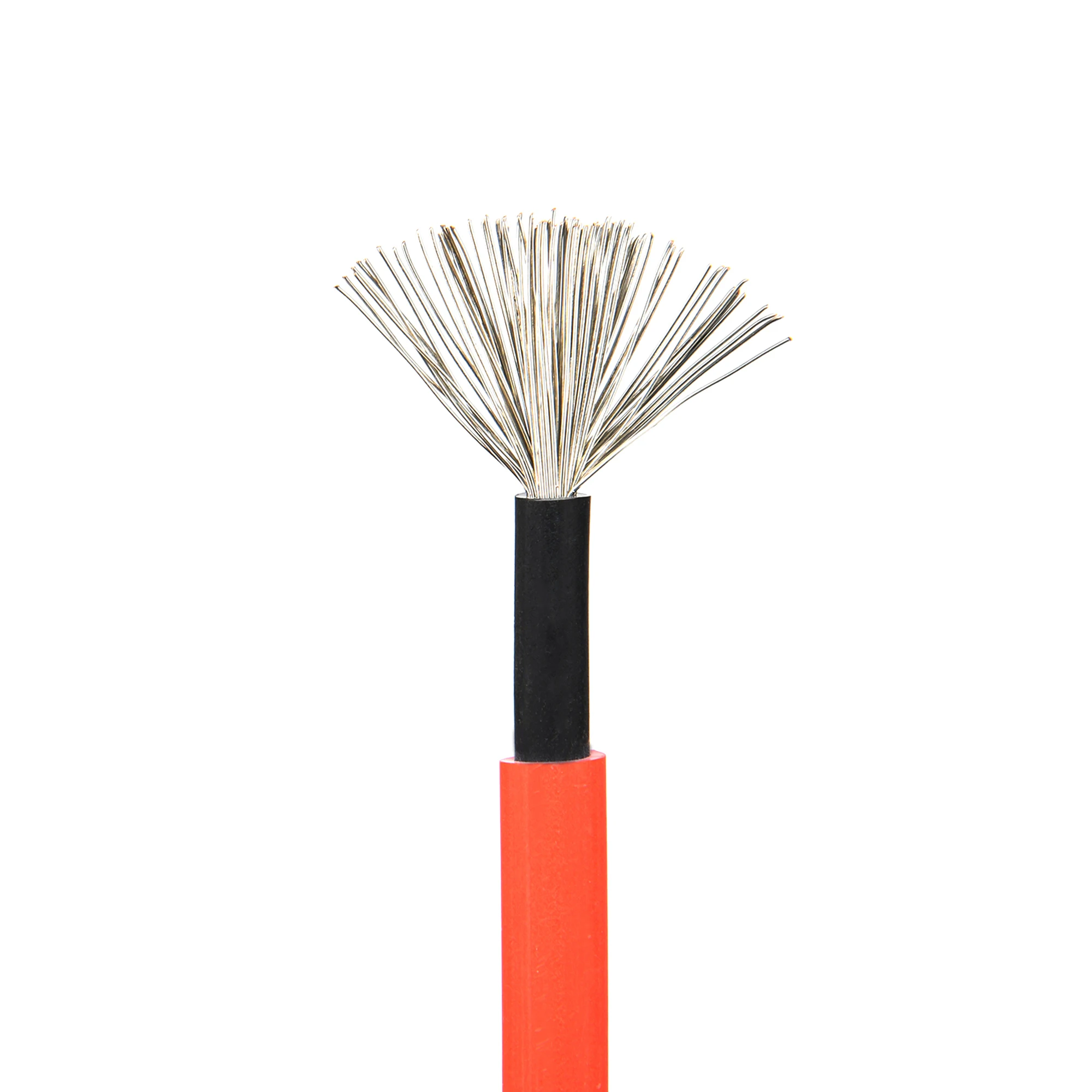 能源tuv认证pv1-f 4平方毫米6平方毫米直流太阳能电线光伏太阳能电缆