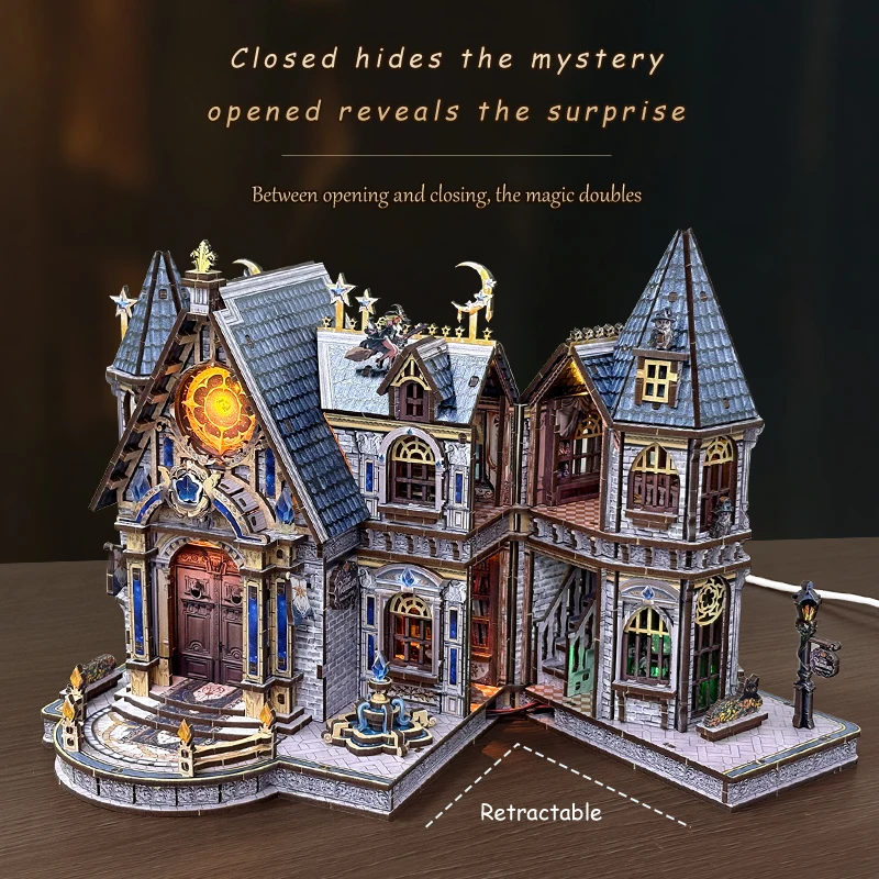 ノーノ 未来のノスタルジー的ユートピア的遠景 3点セット Nosto OEM Customized Wooden Educational DIY Toy Magic Academy