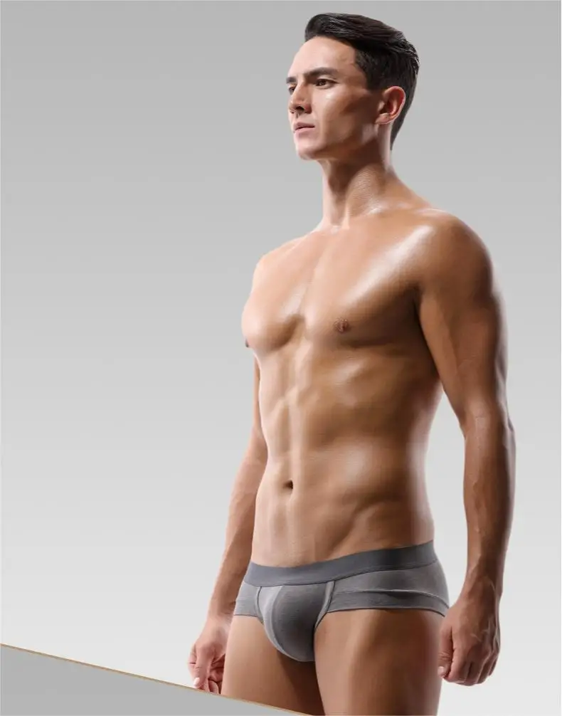 Men's Elastic Comfortable Recycled Brief Underwear - Eco-Friendly, Sustainable, Soft and Breathable Design for All-Day Comfort