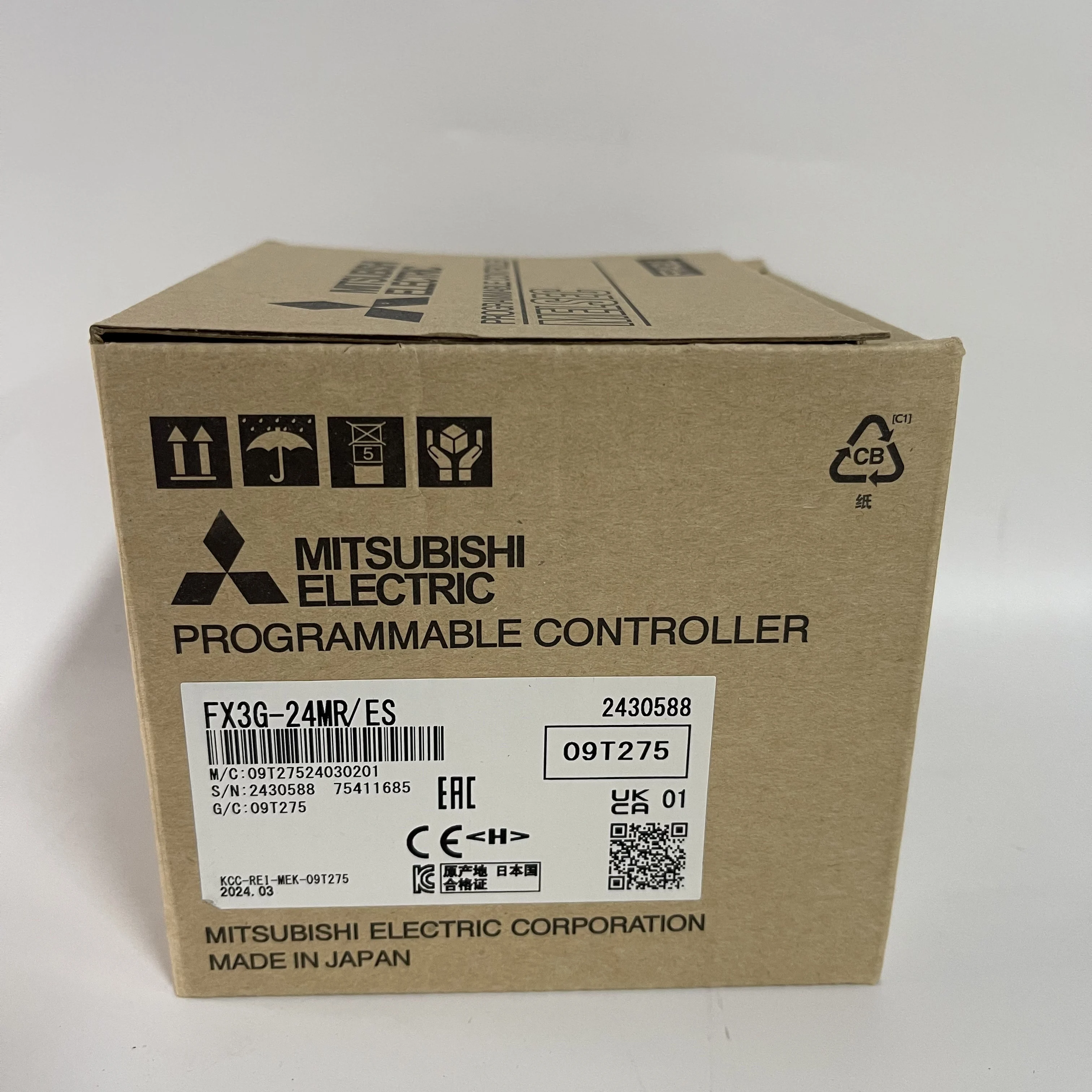 Mitsubishi Programmable Logic Controller PLC FX3G-24MR/ES
