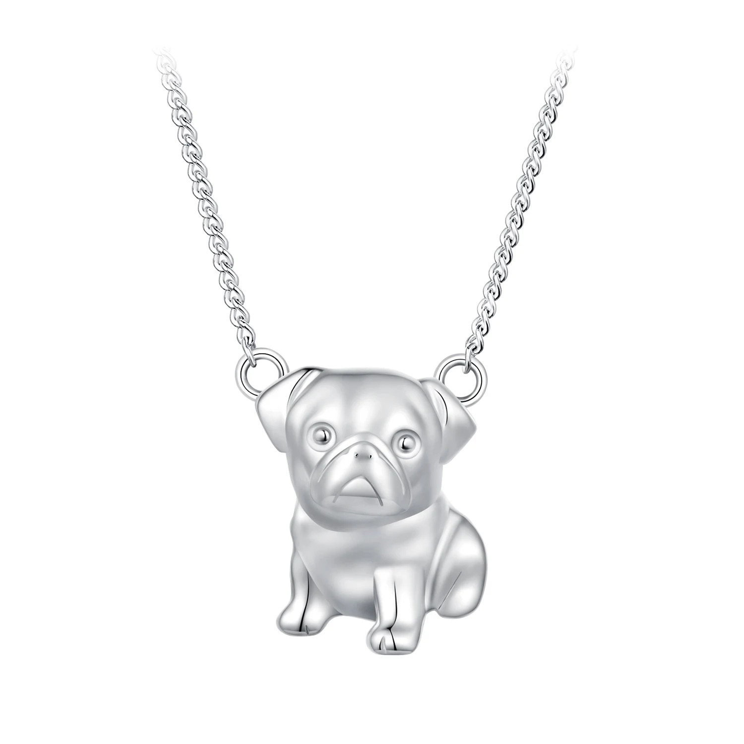 Pug hotsell Jewelry Sterling Silver Handmade Dog Pendant PG46-P