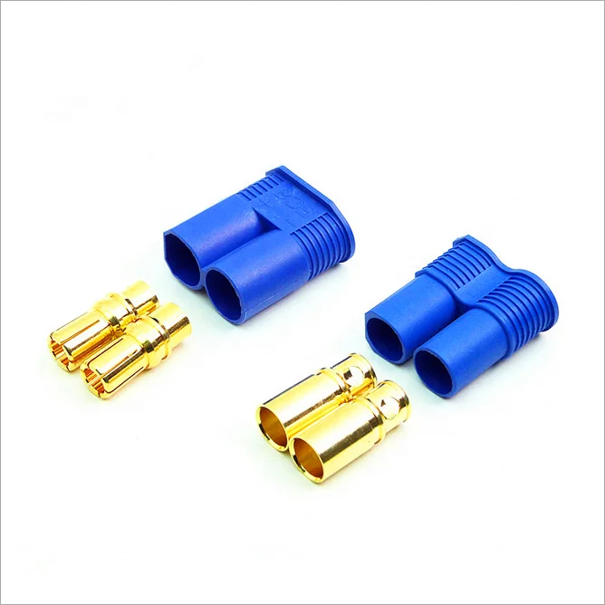 NUOBESTY EC8 Male Female Crimp Bullet Plug Connectors for DIY RC Battery ESC Motor