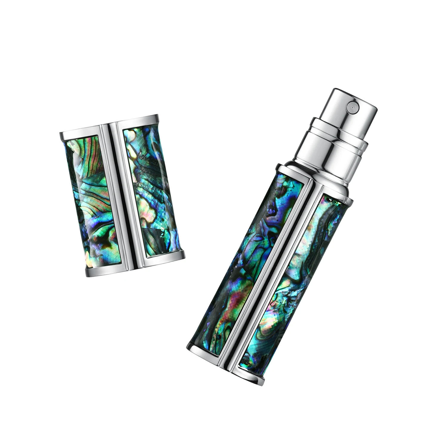 Classic Refillable Perfume  Revamped Refill System Elegant Metal Travel Atomizer Fill Spray Bottle  Flight Approved Portable