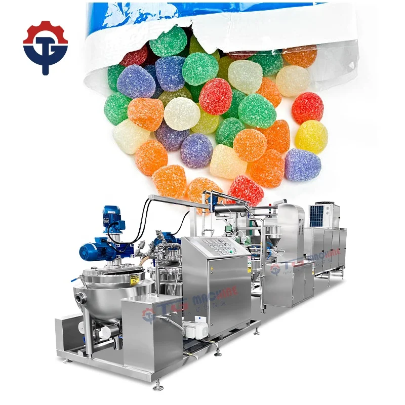 Deposit Gummy Bear Machine Small Gummy Candy Machine Gummy Candy Making Machine and Production Line