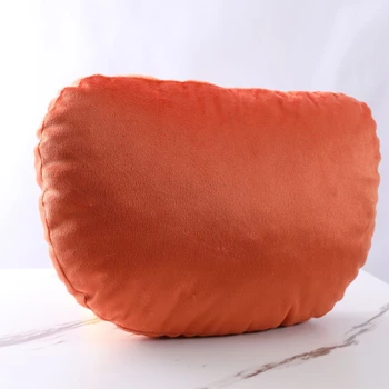 Car Suede headrest Neck guard pillow Universal in-car memory cotton high elastic soft waist back seat headrest