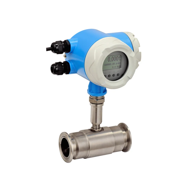 Professional Turbine Flow Meter Sanitary Flowmeter For Milk And Beer ...