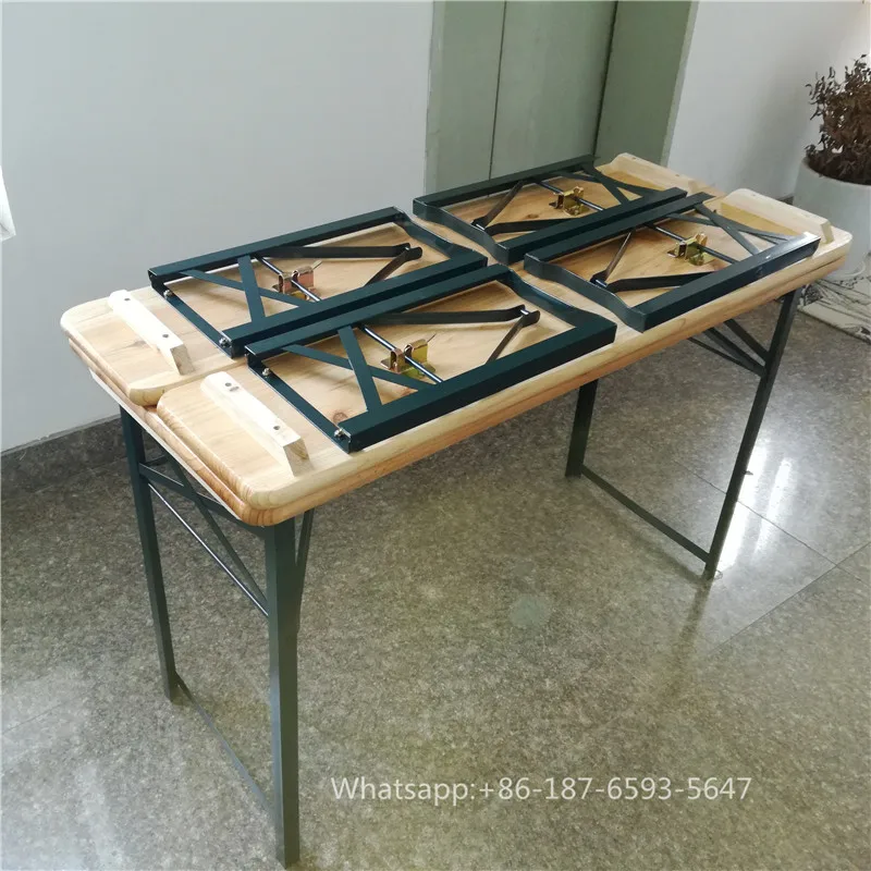 Сменные металлические ножки железные ножки для мебели пивного стола и скамейки зеленого/черного цвета