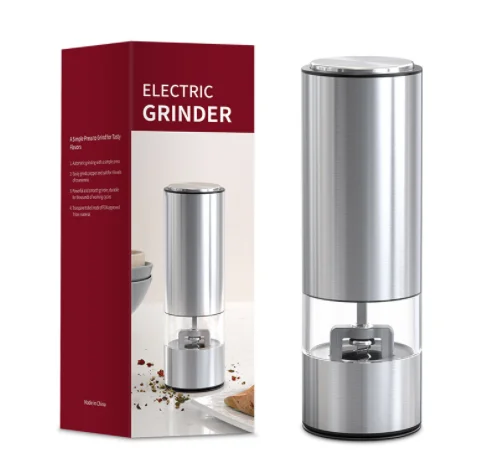 2024 Home Induction Spice Seasoning Kitchen Tools Stainless Steel Pepper Crusher