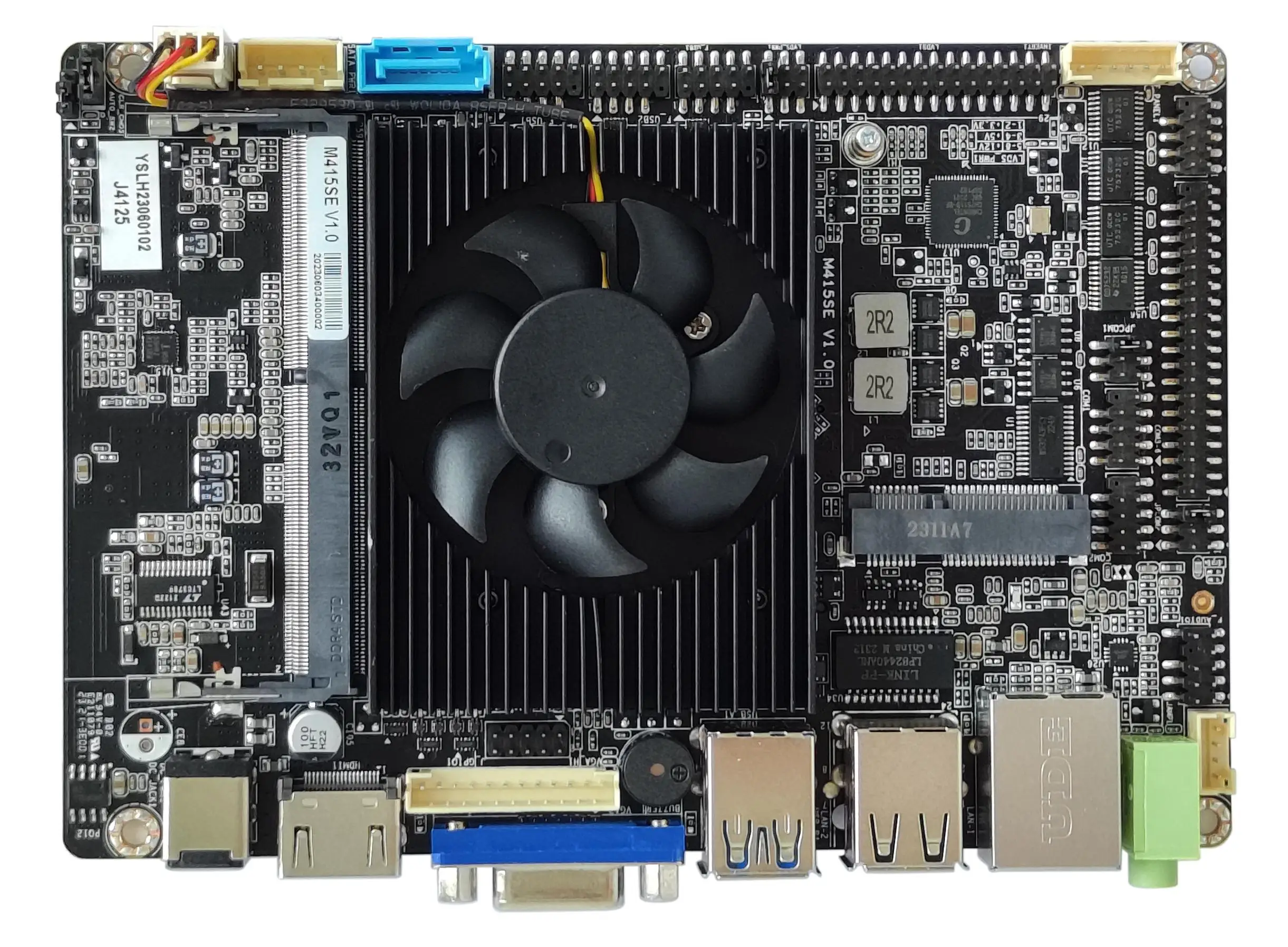 3.5inch Motherboard with Processor  J4125   4 Monitors HD-MI VGA EDP LVDS 1xDDR4 8GB RAM 1TB SSD Motherboard for POS ATM ROBOT