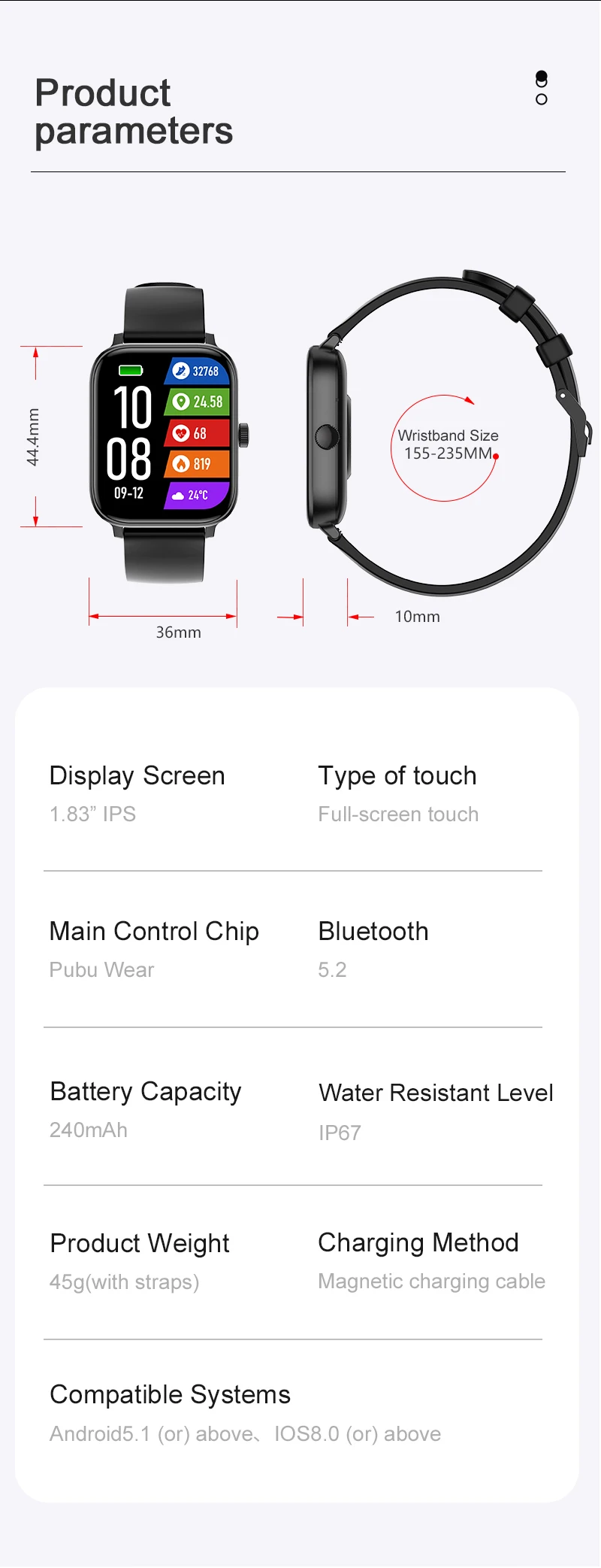 LIGE 1.39 inch HD Screen Smart Watch Bluetooth Call Blood Uxygen Monitor  Women Watch 100+Sport Fitness Track 2023 Smartwatch Men - AliExpress