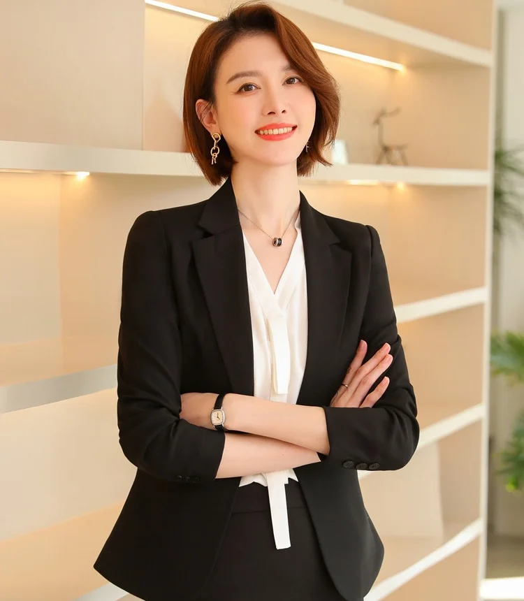 Workplace Professional Women Dress Suit Fashion Temperament Formal
