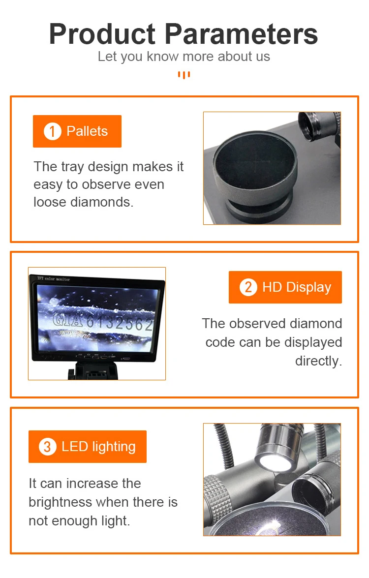 Jewelry Tools - Portable Diamond Inscription Scope 30X-110X