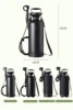 8L black pet shower with base