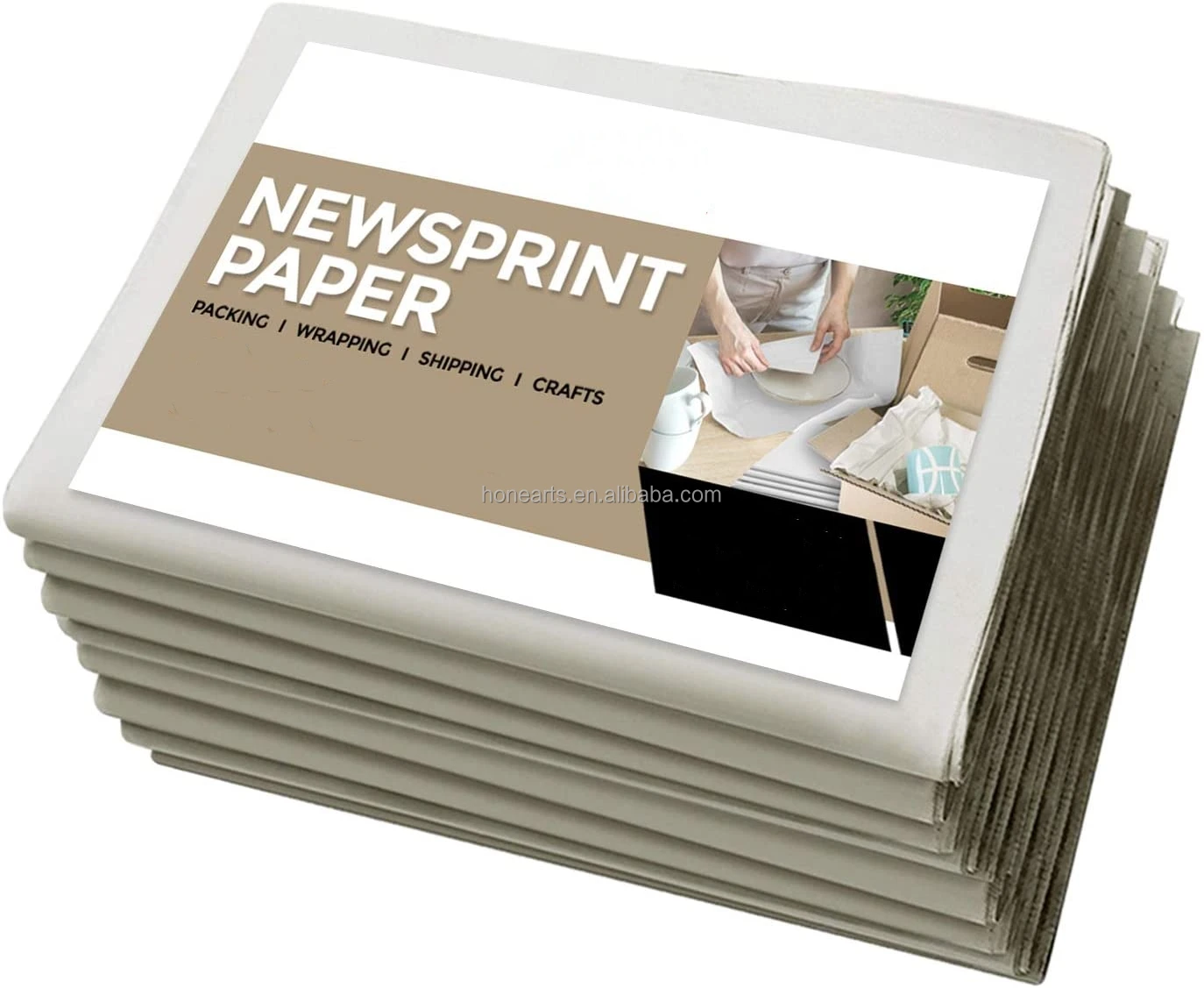 Large Packing Paper For Moving And Shipping White Blank Newsprint Paper