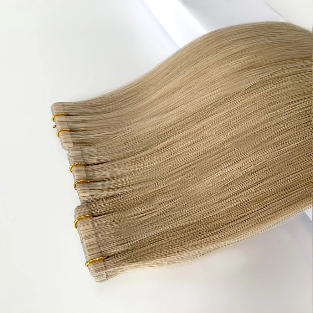High Quality European Double Drawn Tape In Hair Extensions Remy