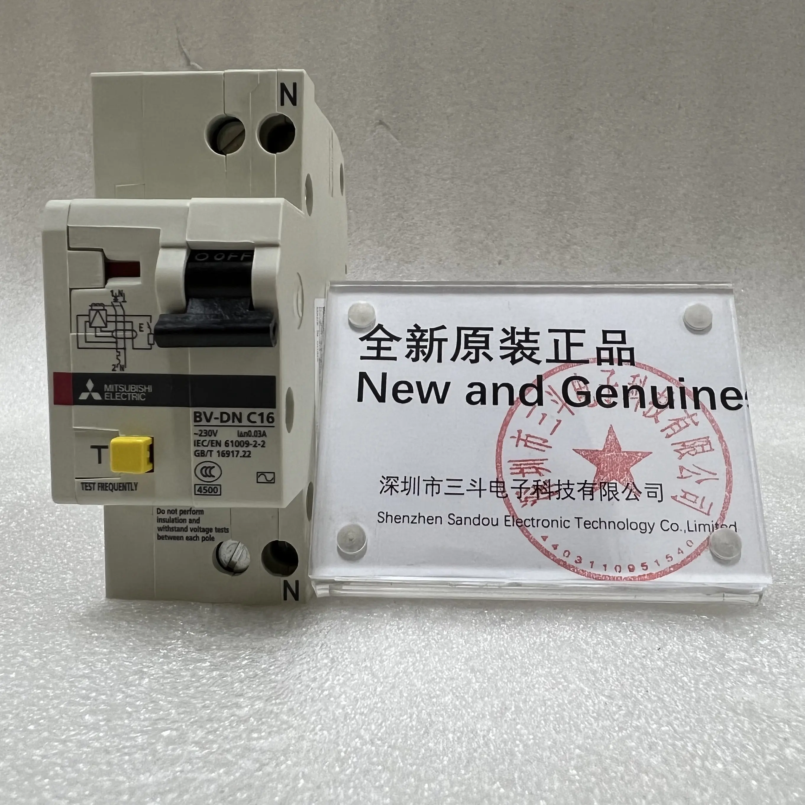 MITSUBISHI Earth Leakage Circuit Breaker BV-DN C16