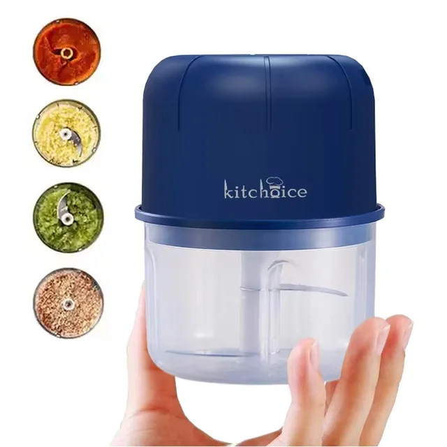 Mini Electric Vegetable Cutter Chopper Garlic Masher Crusher USB Rechargeable Ginger Meat Grinder Food Processor Kitchen Gadget