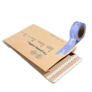 A4 A5 Rigid Custom Printed Flat Self Seal Clothing Shipping Mailing Bags Expandable Corrugated Envelope Kraft Paper Mail bag