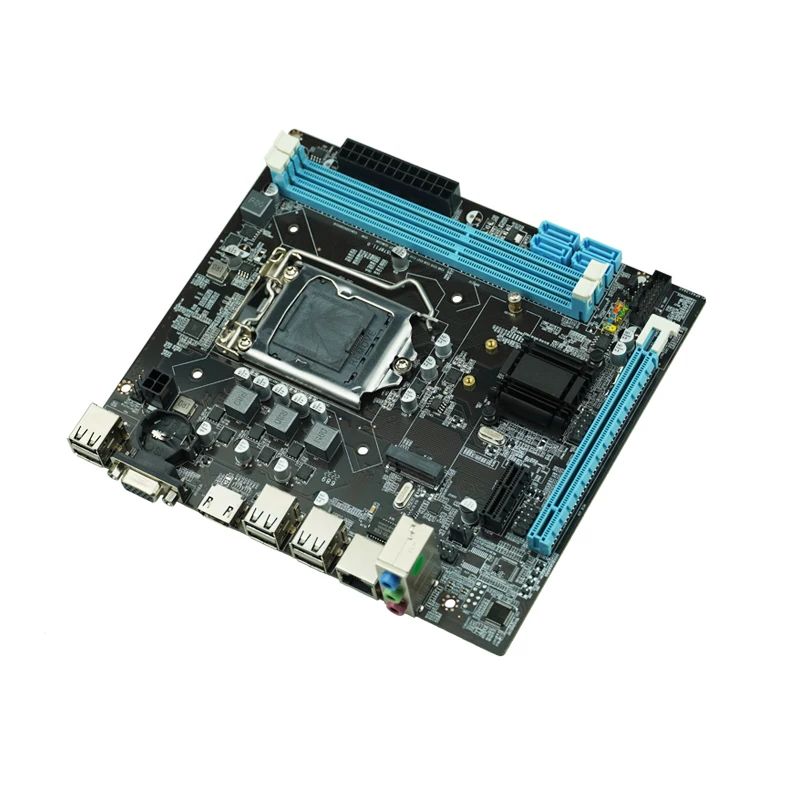 High Performance Fast Delivery Best Gaming Motherboard Ddr3 H61 Desktop Motherboard 1155 Lga Motherboard Placas