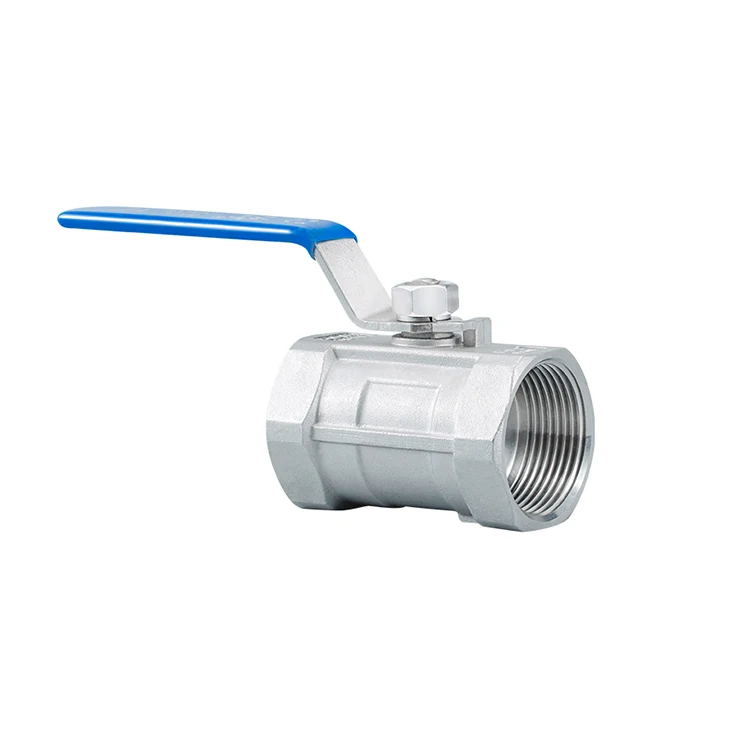 Screw thread one-piece ball  customizable size one piece ball valve