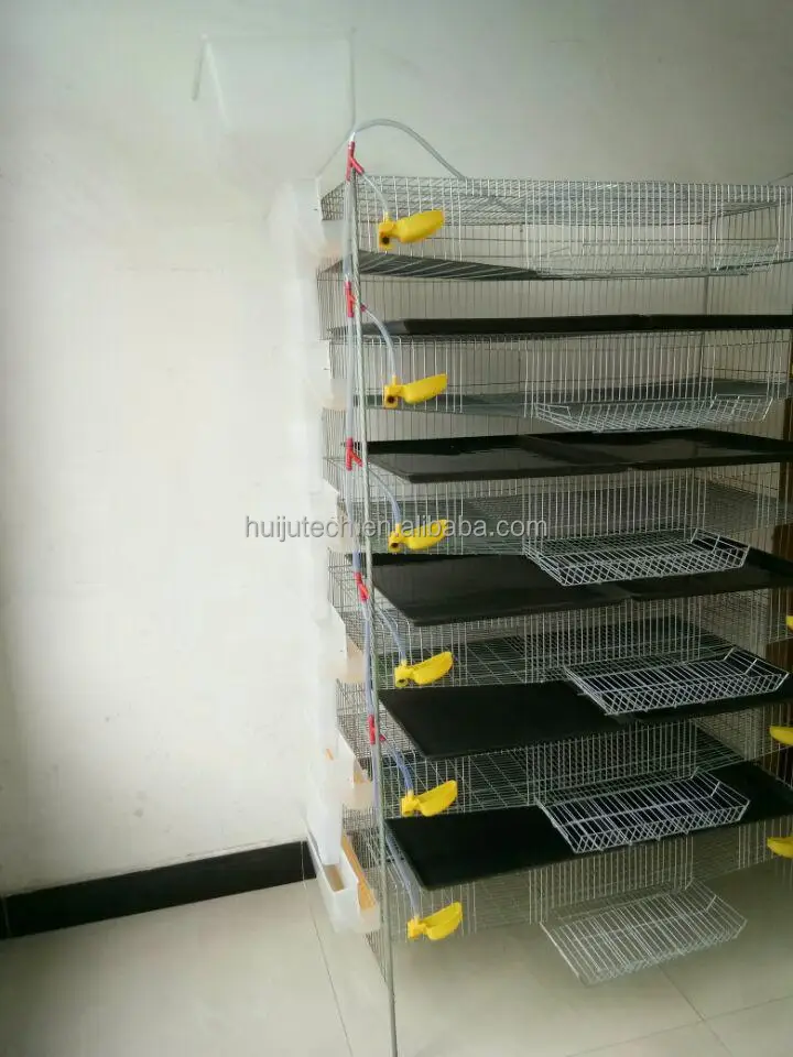 200～300羽のウズラ飼育用ケージ、集卵機付き HJ-QC400A ウズラ産卵