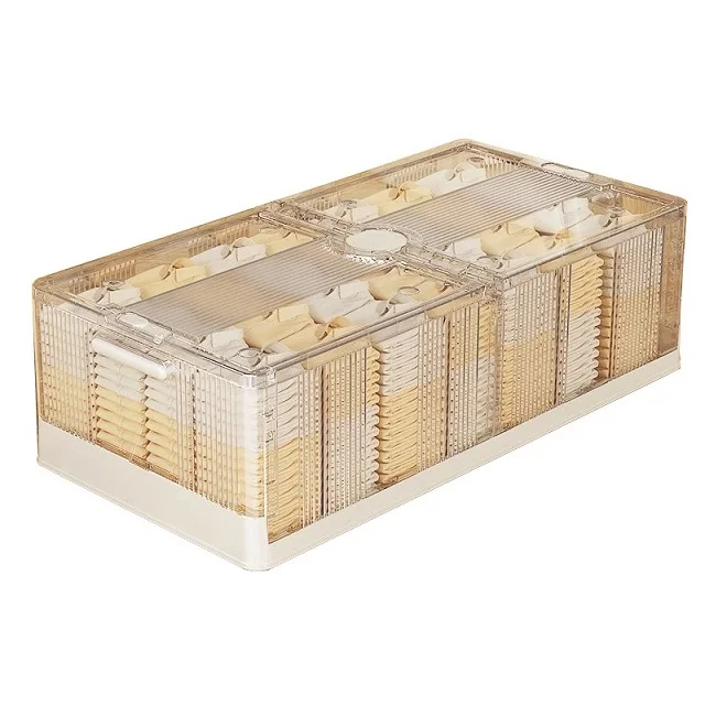 Organizzatore for riporre le scarpe sotto il letto Organizzatore for scarpe sotto il letto Scatola contenitore for scarpe pieghevoli con coperchio trasparente Maniglia for finestra trasparente for bam