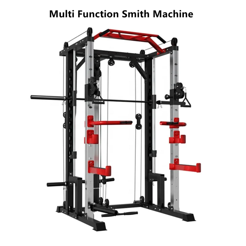 Mutli Function Station Squat Rack Power Tower Multifunctional Gym Wholesale Functional Trainer Smith Machine for Sale