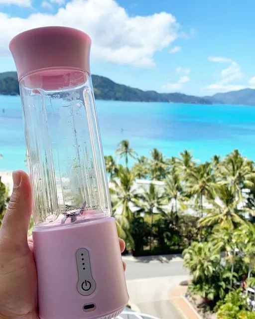 Блендер TYPE-C с USB перезаряжаемая портативная мини-соковыжималка 500 мл блендер 4000 мАч Мощный Соковыжималка шейкер