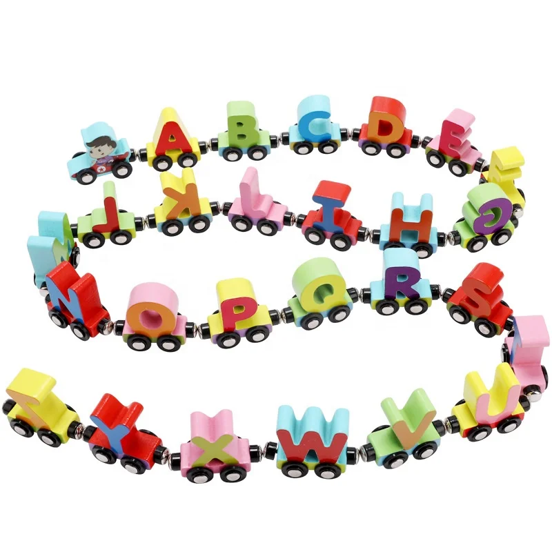 magnetic alphabet train letters