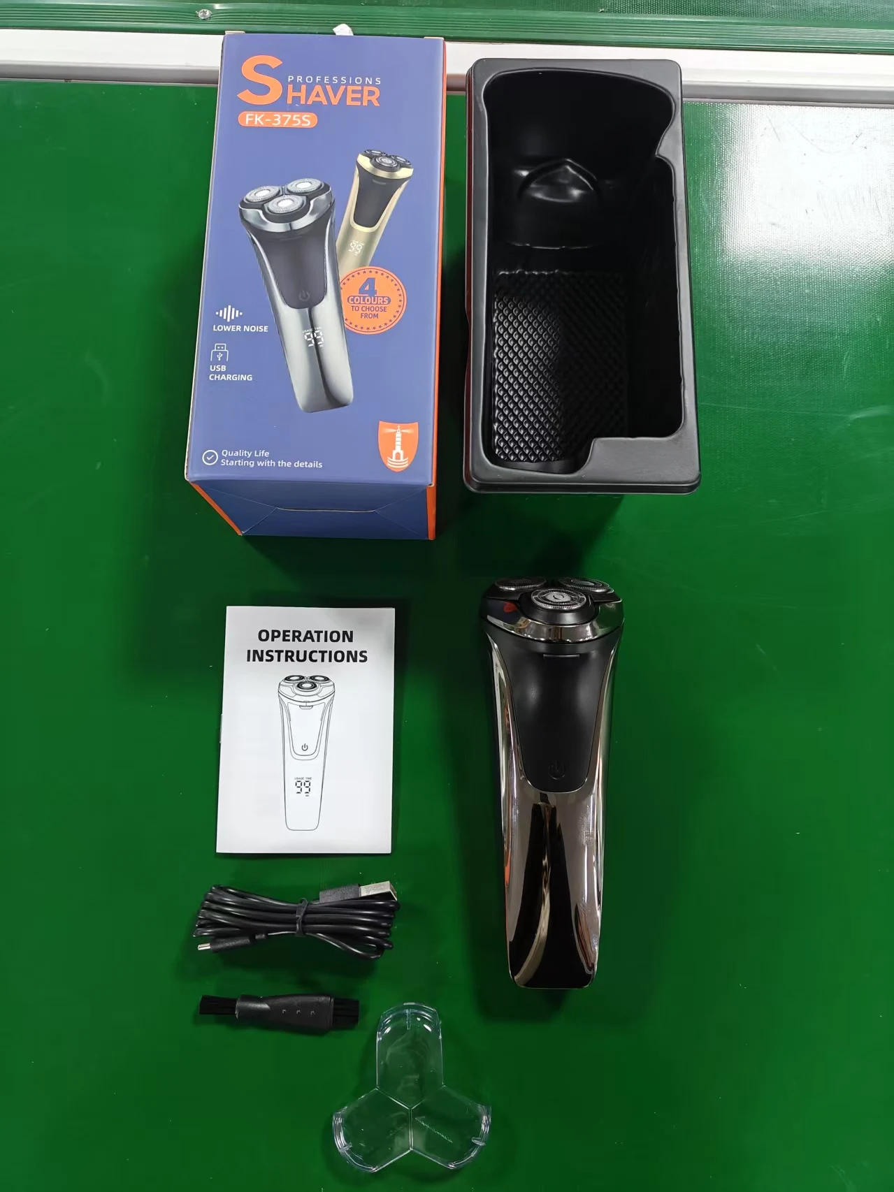 Intelligent Men's Electric Shaver Floating Structure New USB Travel-friendly; for Household RV Use Three Blades for Full Body manufacture