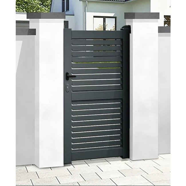 Aluminum Slat Gate for Pedestrian Walkway - Durable, Eco-Friendly ...