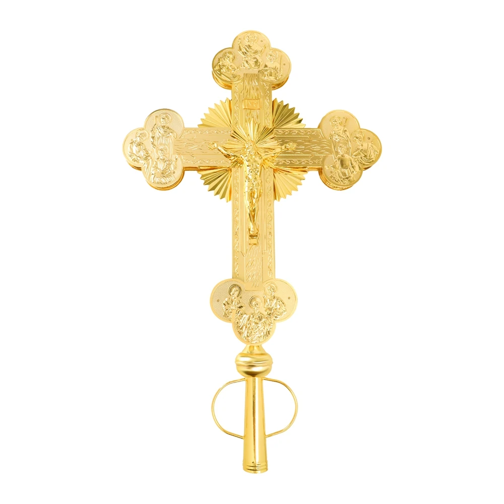 Alibaba.com: Risingmoon ZDJAC001 Deluxe Large Handheld Cross, Gold
