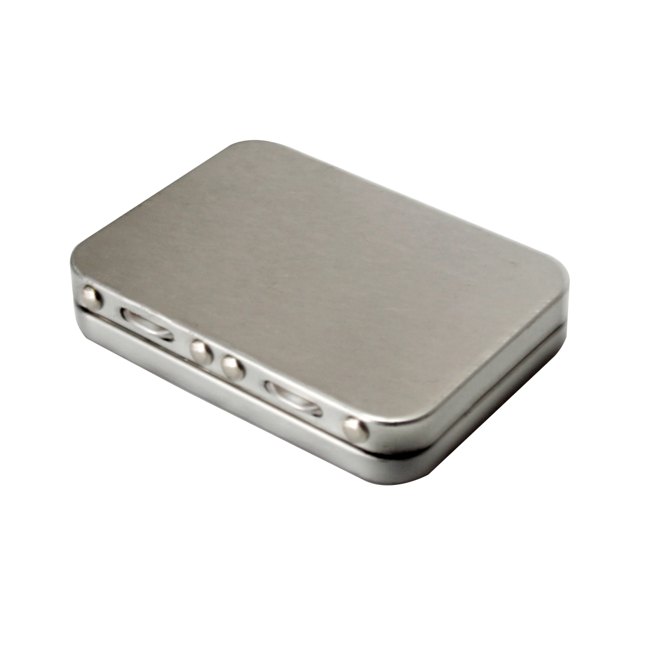 Wholesale Custom Mini Child Resistant Custom Tin Case Mini Metal Gift Tin Box