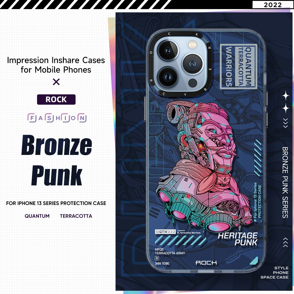 ROCK New Impression InShare Protective Case Punk Series Phone Case for iPhone 13 Series