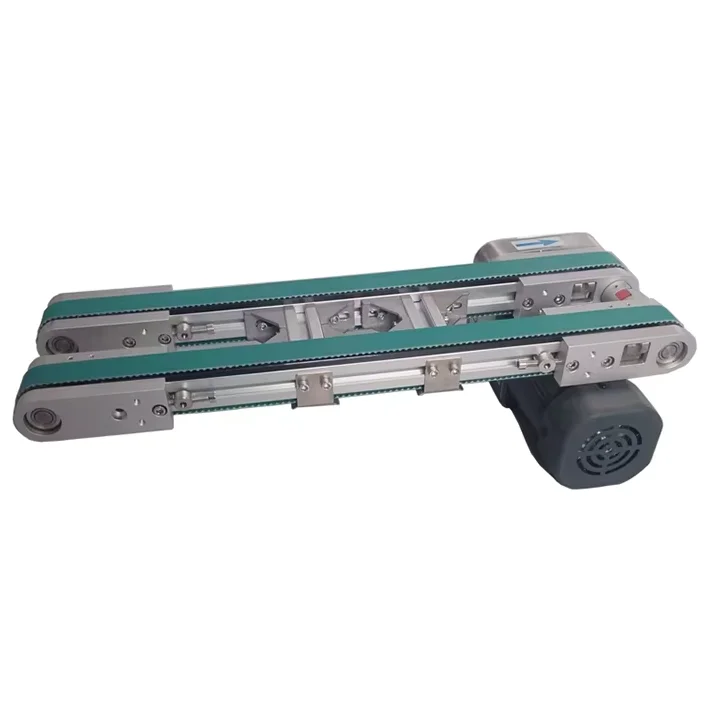 Customizable Small Conveyor Belt Assembly Line Double Row Side-by-Side Synchronous Belt Aluminum Profiles Transport Belt Wide