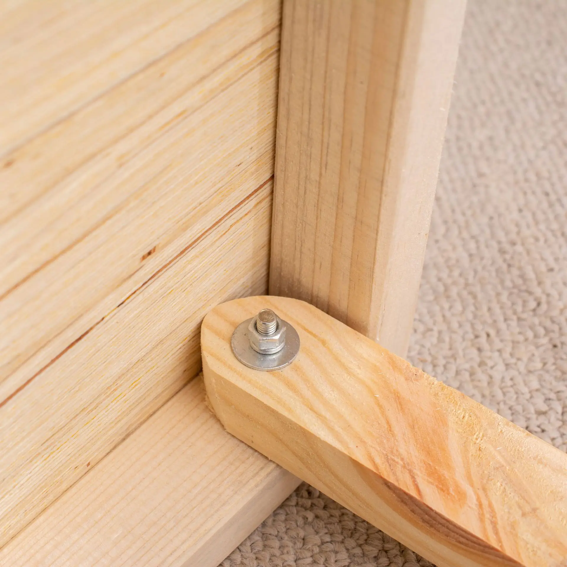 Premium Rubberwood Wooden Skittles Throwing Game Outdoor Backyard Lawn