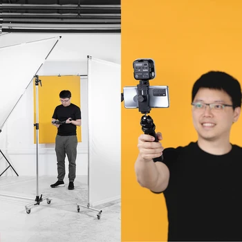 AMBITFUL 100*194cm Fixed Soft Light Board Scrim Large Silver Diffuser Reflector Aluminum Alloy Frame for Photography detail image