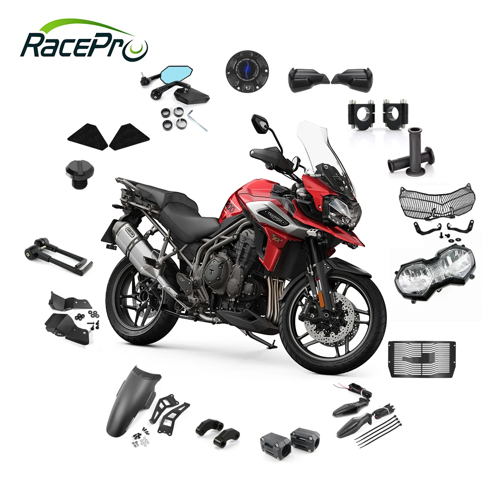 RACEPRO Tiger 1200 Panniers Tank Protector Motorcycle Custom Parts Accessories for Triumph Tiger 1200 Explorer 1200