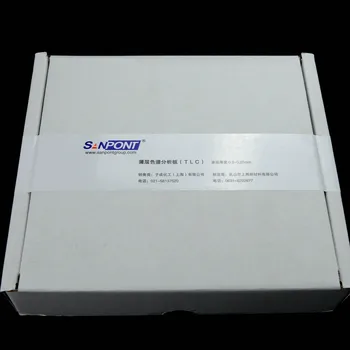 SANPONT TLC Plate Silica Gel Coated GF 254 Glass 20* 20cm Pk of 20pcs Preparative Silica Gel Plate 1mm