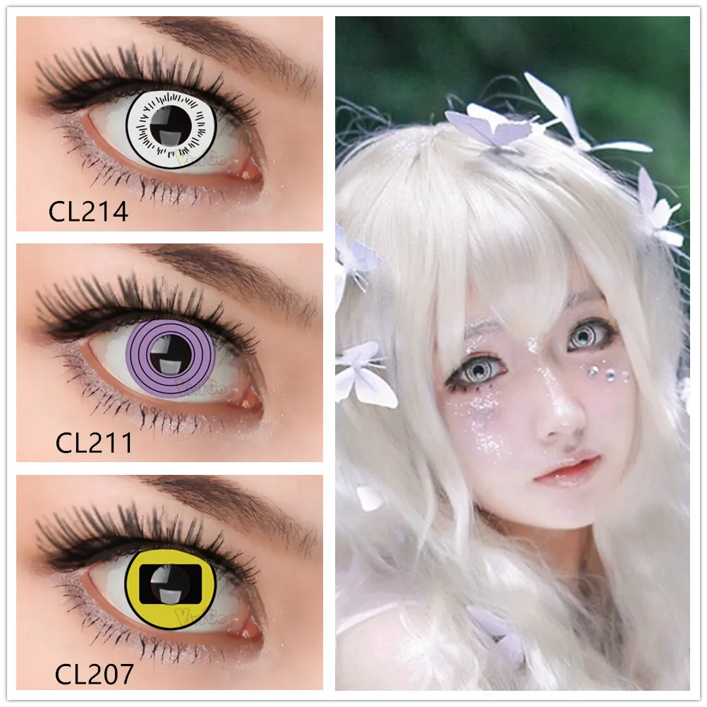 Wholesale Japanese Animation Cos Eye Contact Cosplay Color Halloween Big Eyes Sharingan Contact Lens Factory Cl214 Bakugan Buy Costume Contact Crazy Contact Contact Lens Product On Alibaba Com