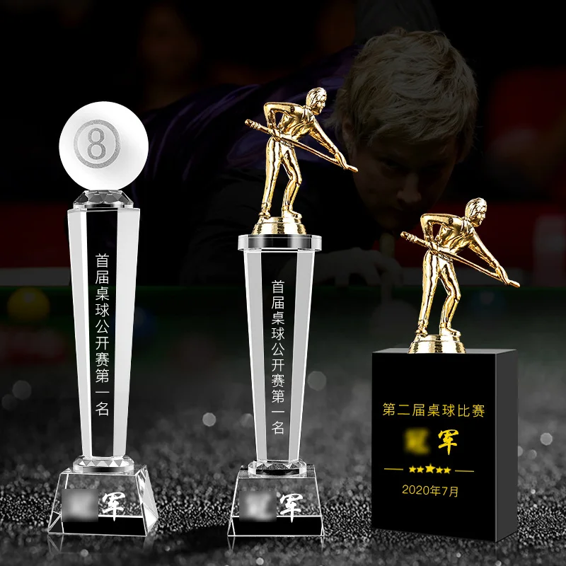Wholesale Transparent Golf Trophies with Custom Logos