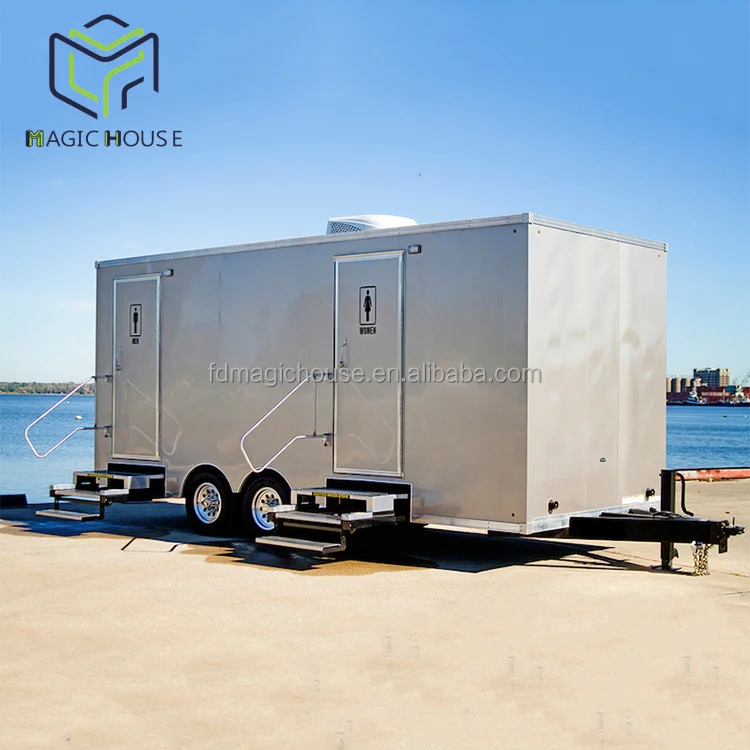 Magic House Mobile Bathroom Mini Portable Toiler On Trailer - Buy ...