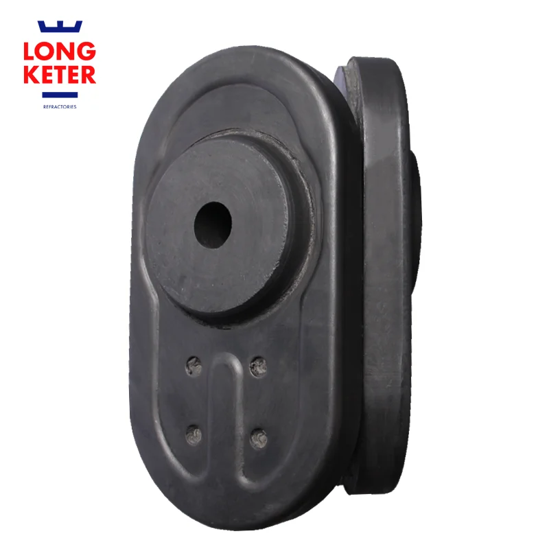 1 QC System Refractory Ladle Slide Gate Plate Complete Set of Upper and Lower Nozzle Slide Plate